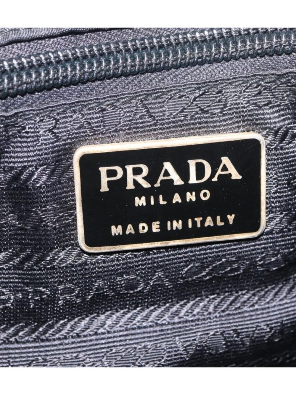 PRADA Backpack Nylon Black Gold - Picture 16 of 16